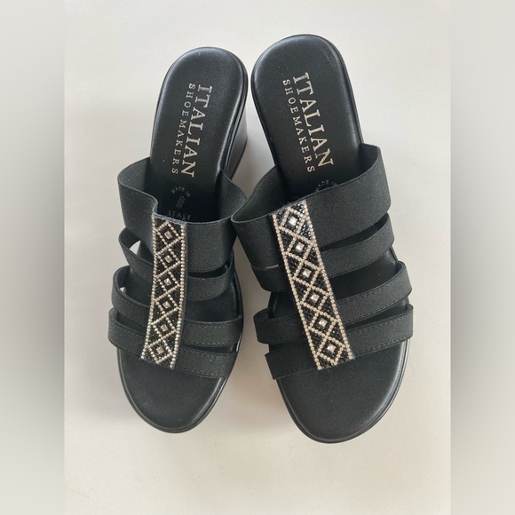 Black Italian Sandals - Picture 2 of 7